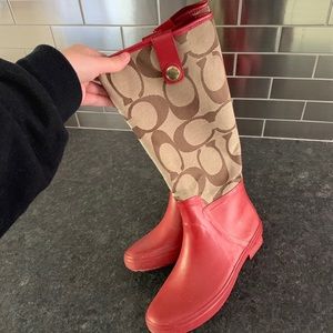 Coach Rain boots